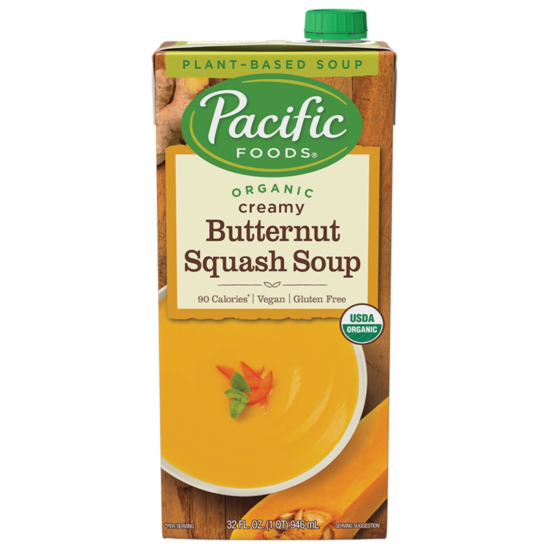 slide 1 of 1, Pacific Organic Creamy Butternut Squash Soup, 32 fl oz