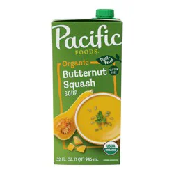 Pacific Foods Organic Creamy Butternut Squash Soup, 32 oz Carton
