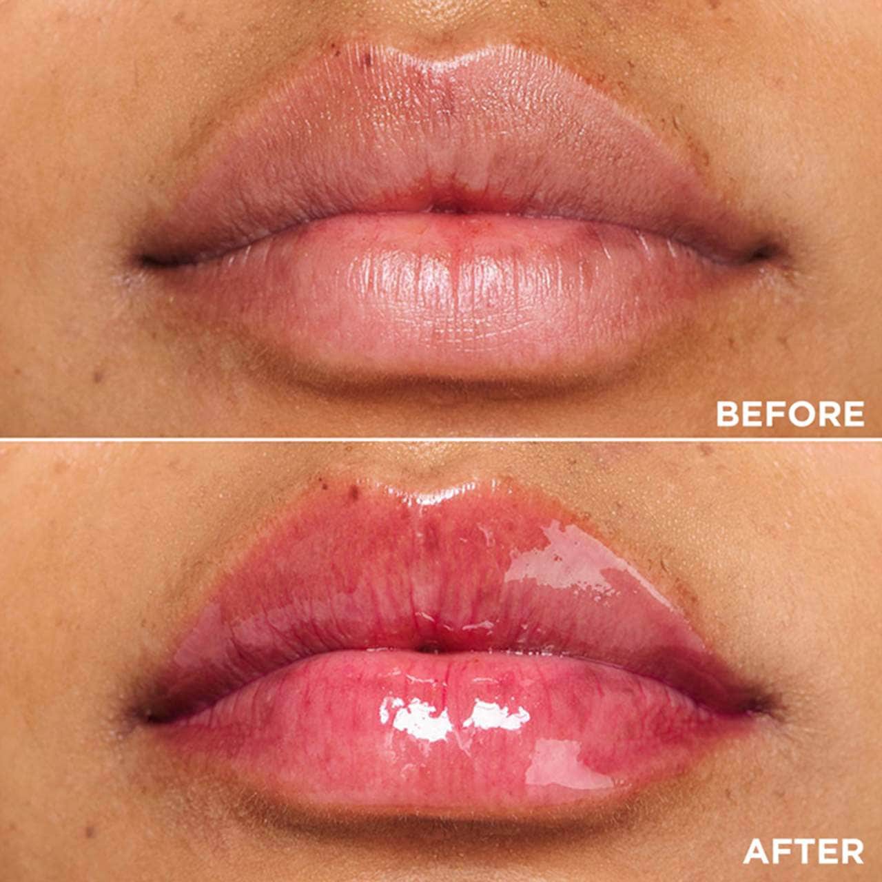 slide 5 of 10, Clarins Lip Comfort Hydrating Oil 02 Raspberry - sheer soft pink, 