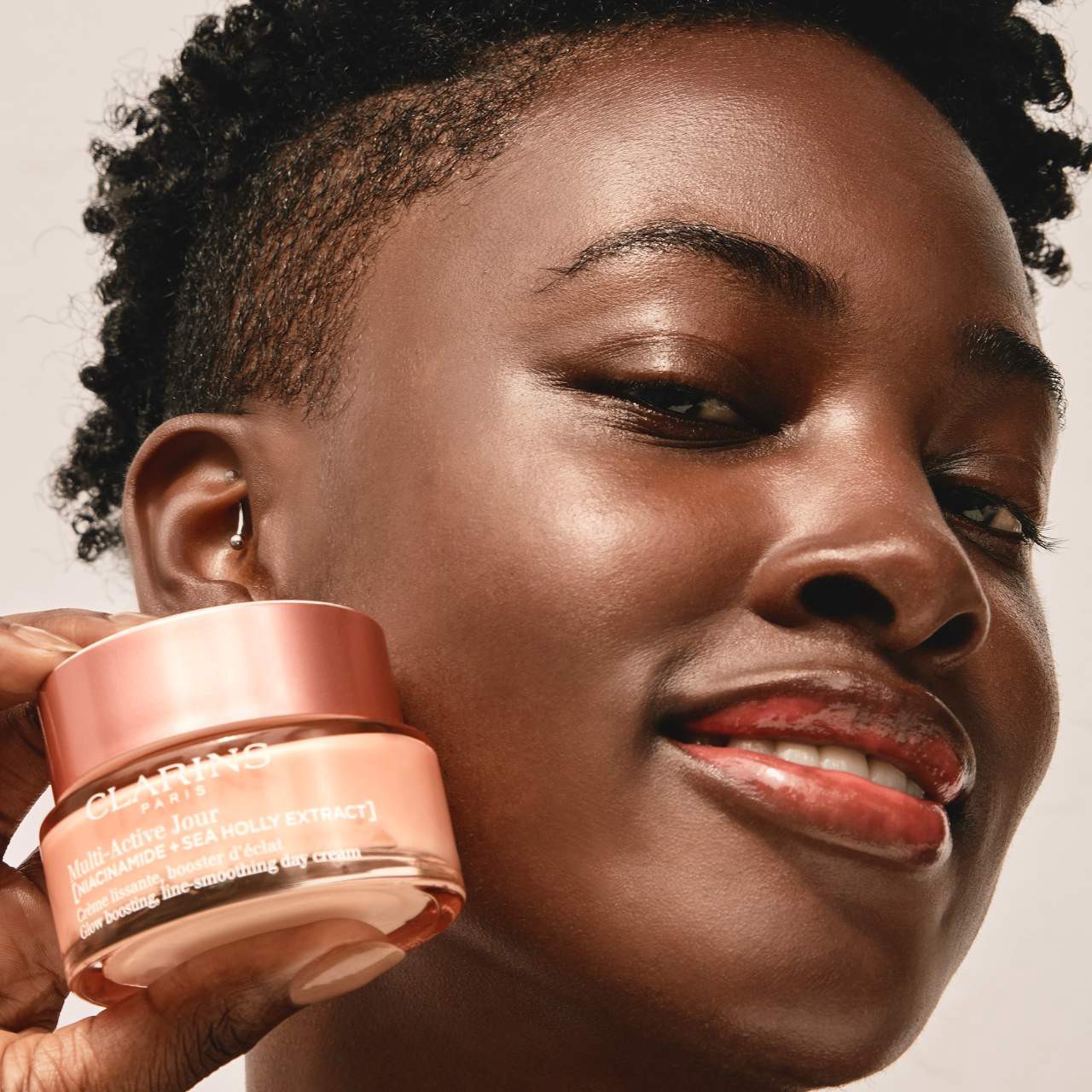 slide 7 of 10, Clarins Multi-Active Day Moisturizer for Lines, Pores, Glow with Niacinamide 1.7 oz / 50 ml, 