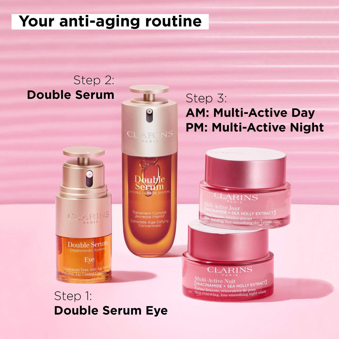 slide 10 of 10, Clarins Multi-Active Day Moisturizer for Lines, Pores, Glow with Niacinamide 1.7 oz / 50 ml, 