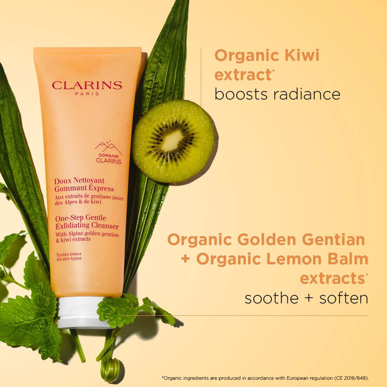 slide 4 of 8, Clarins One-Step Gentle Exfoliating Cleanser 3.9 oz / 115 ml, 