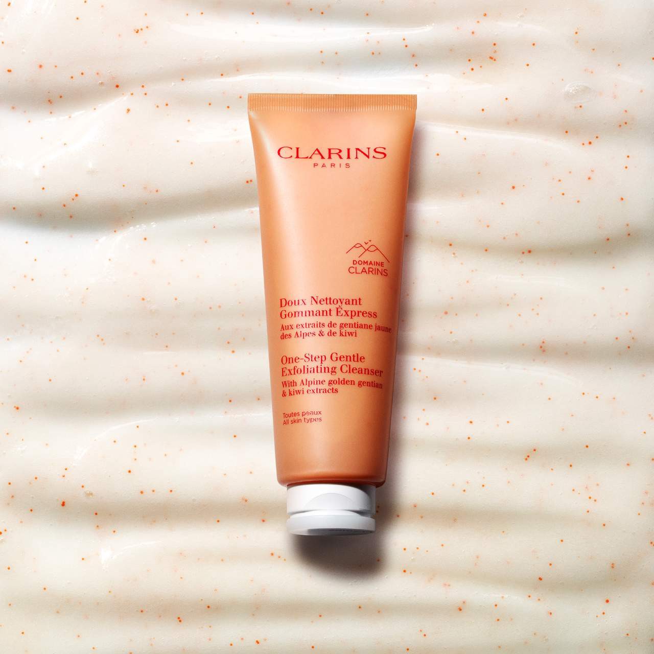 slide 7 of 8, Clarins One-Step Gentle Exfoliating Cleanser 3.9 oz / 115 ml, 