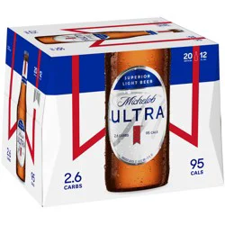 Michelob Light Beer, 20 Pack, 12 fl oz Bottles, 4.2% ABV