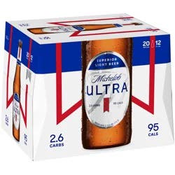 Michelob Light Beer, 20 Pack, 12 fl oz Bottles, 4.2% ABV