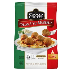 Cooked Perfect Italian Style Meatballs 26 oz. Bag