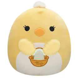 Squishmallows Aimee - Yellow Chick Holding Basket