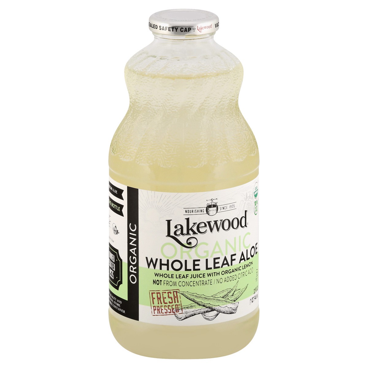 slide 2 of 9, Lakewood Organic Whole Leaf Aloe Juice 32 oz, 32 fl oz