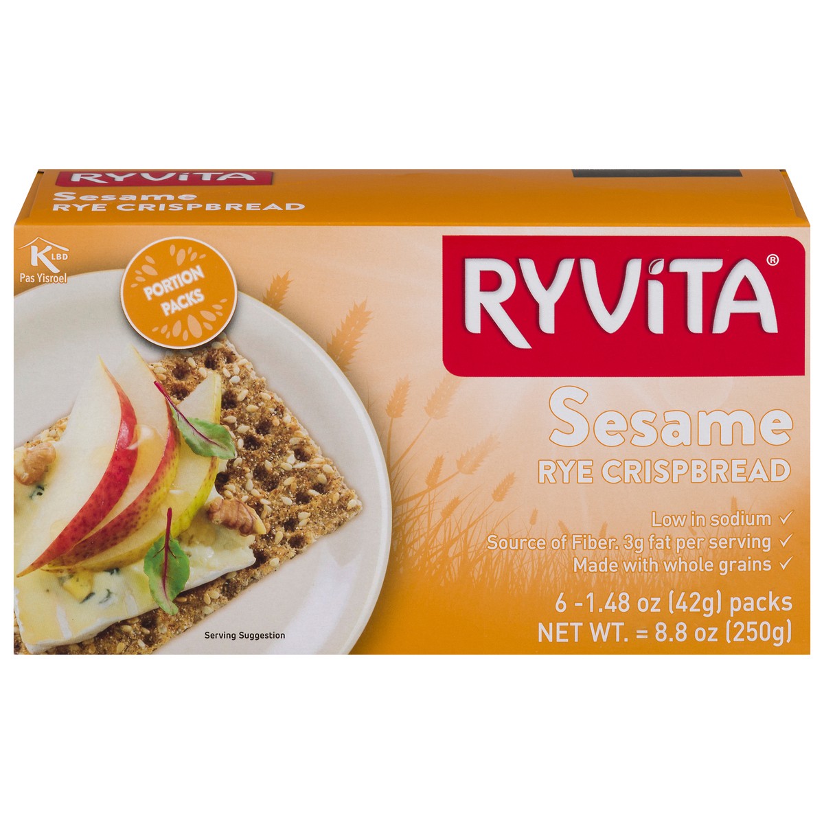 slide 1 of 12, Ryvita Sesame Bread Crisps, 8.8 oz