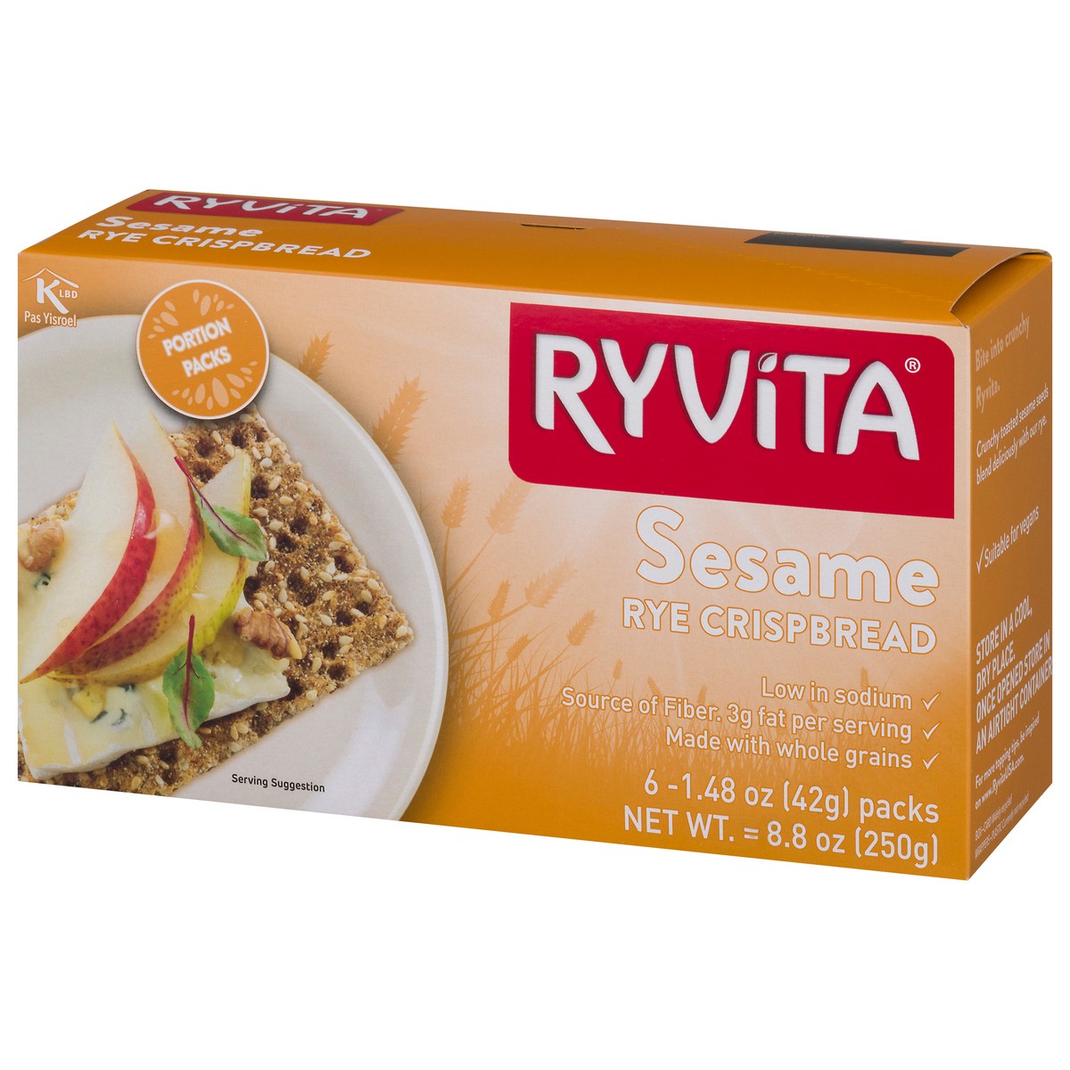 slide 9 of 12, Ryvita Sesame Bread Crisps, 8.8 oz