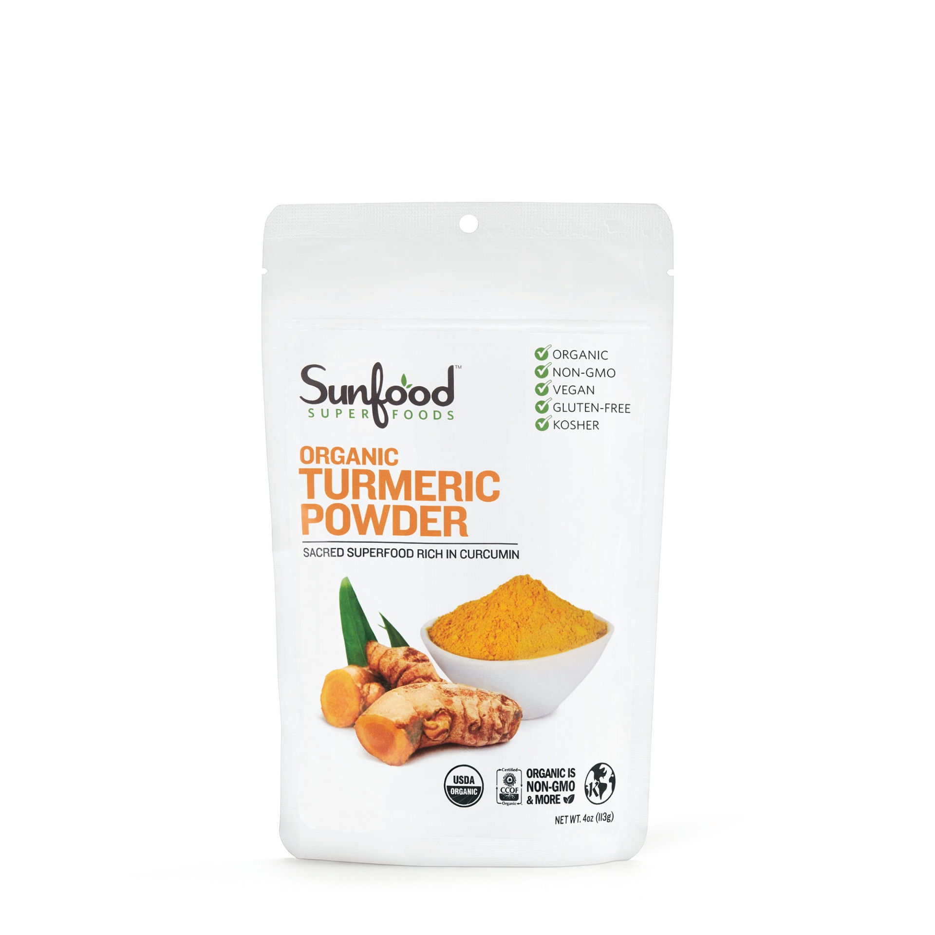 slide 1 of 1, Sunfood Turmeric Powder Organic, 1 ct