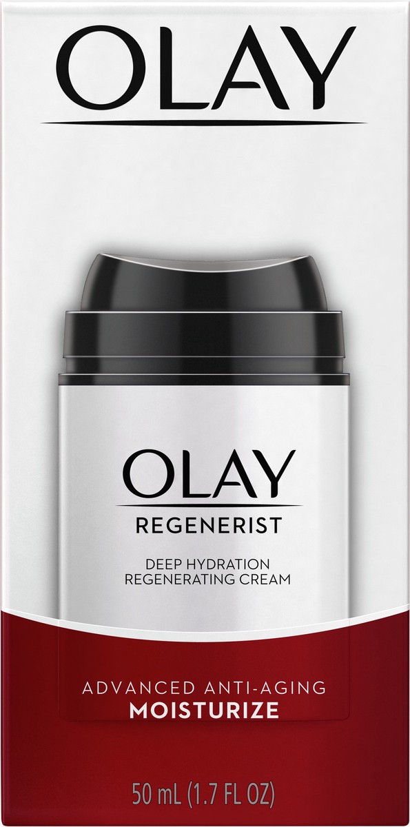 slide 3 of 3, Olay Regenerist Deep Hydration Regenerating Cream Moisturizer, 1.7 fl oz, 1.7 fl oz