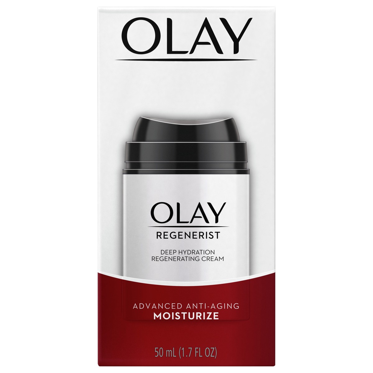 slide 1 of 3, Olay Regenerist Deep Hydration Regenerating Cream Moisturizer, 1.7 fl oz, 1.7 fl oz