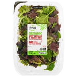 Nature's Promise Organic Baby Spinach & Spring Mix