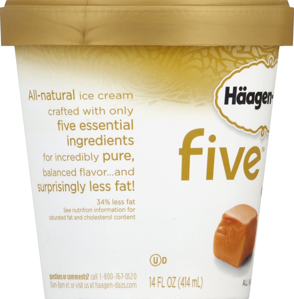 slide 3 of 6, Häagen-Dazs Ice Cream, Caramel, 14 oz