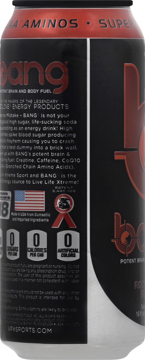 slide 2 of 11, Bang Root Beer Blaze, 16 fl oz