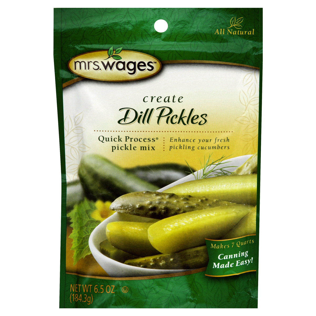 slide 1 of 6, Mrs. Wages Dill Pickle Mix, 6.5 oz