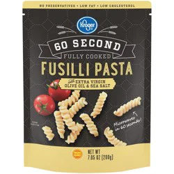Kroger 60 Second Fusilli Pasta