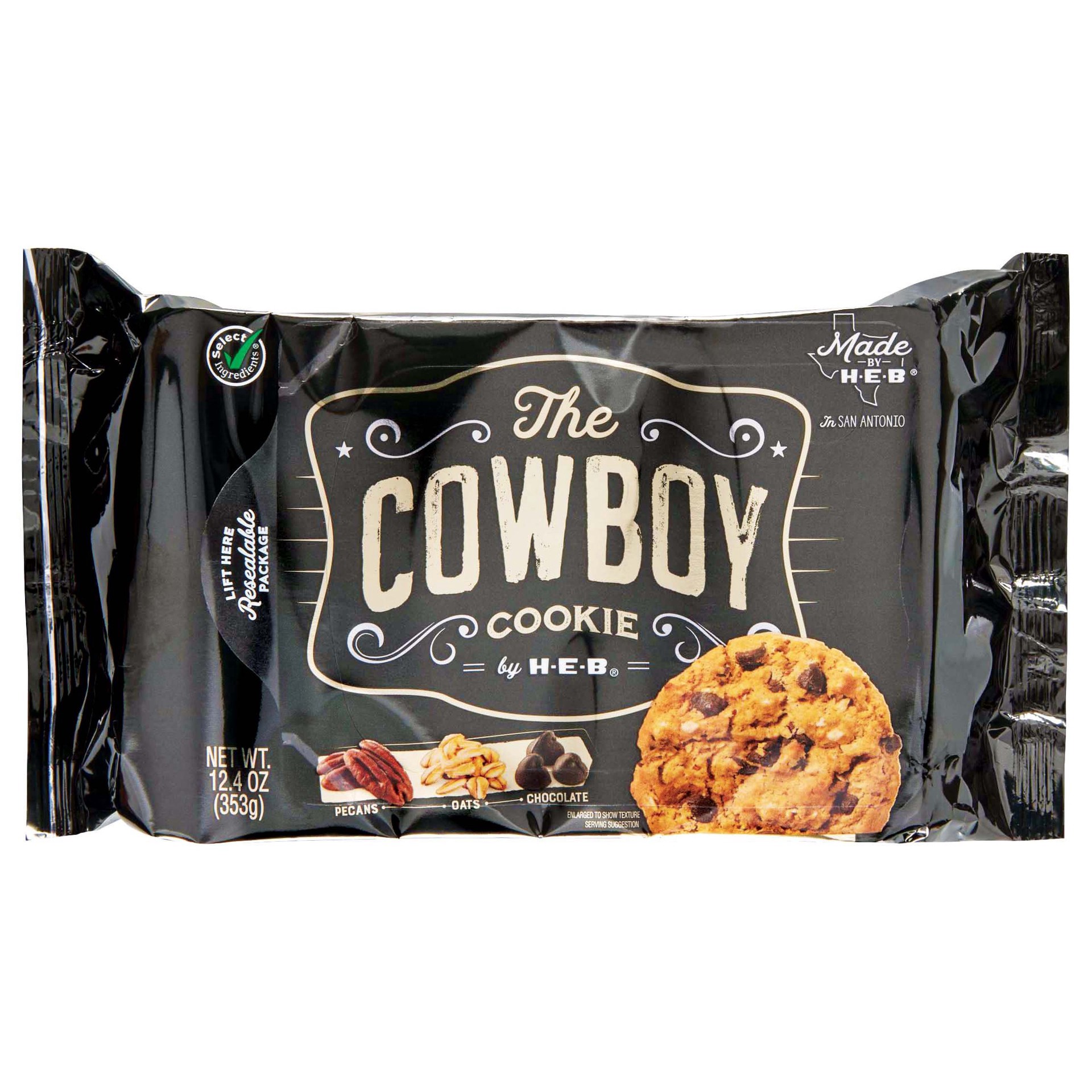 slide 1 of 1, H-E-B Select Ingredients The Cowboy Cookie, 12.4 oz