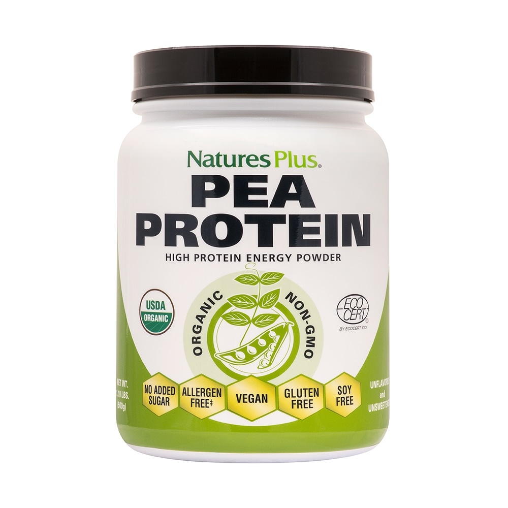 slide 1 of 1, Nature's Plus Pea High Protein Energy Powder, 1.1 lb