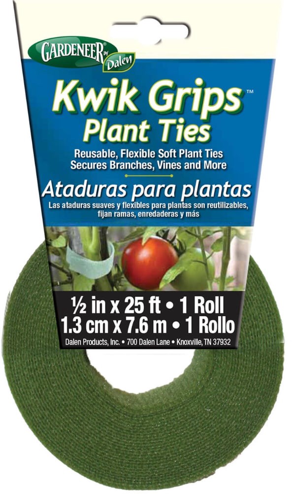 slide 1 of 1, Gardeneer Kwik Grips Plant Ties, 1 ct