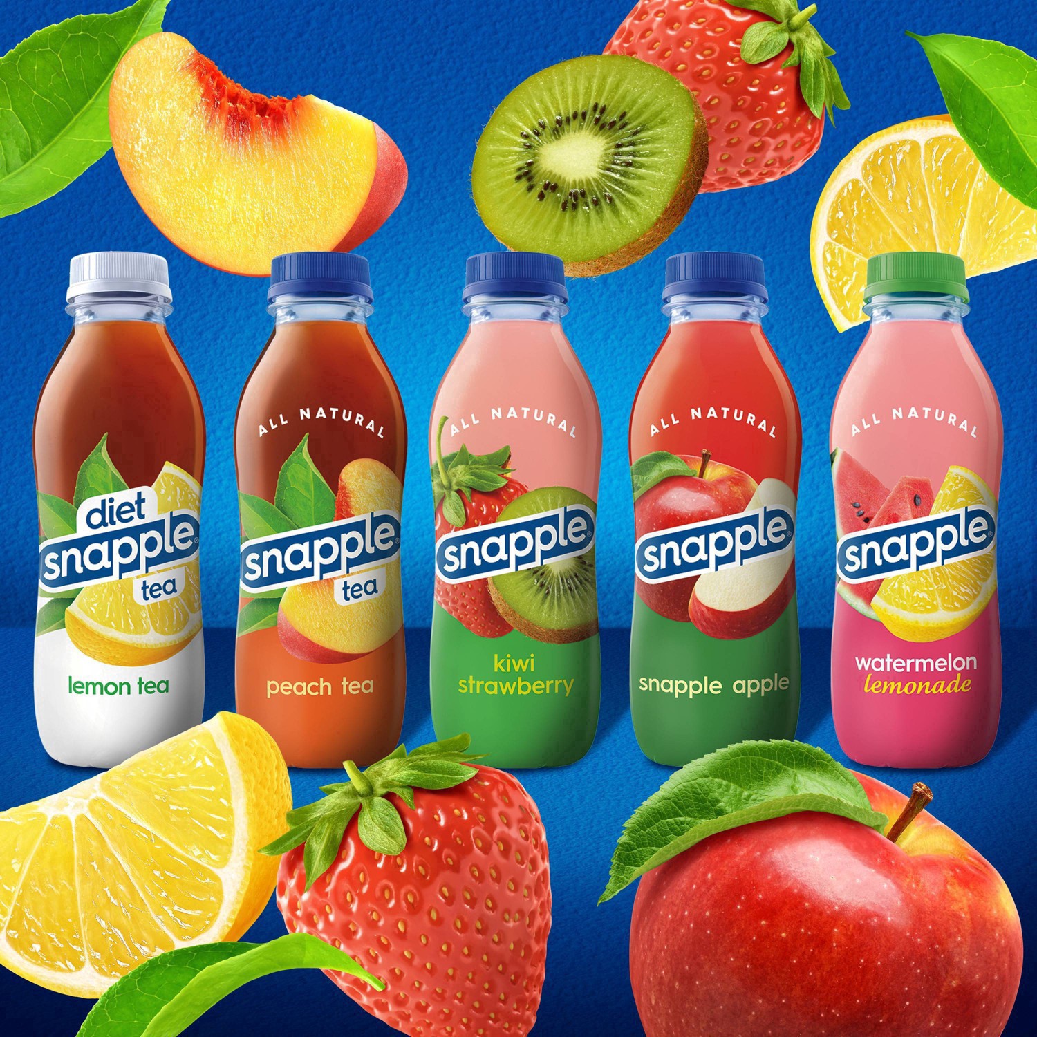 slide 8 of 20, Snapple Kiwi Strawberry Juice Drink, 16 fl oz recycled plastic bottle, 16 fl oz