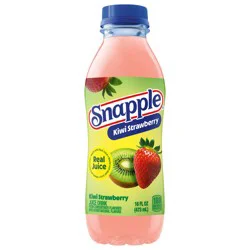 Snapple Kiwi Strawberry Juice Drink, 16 fl oz recycled plastic bottle