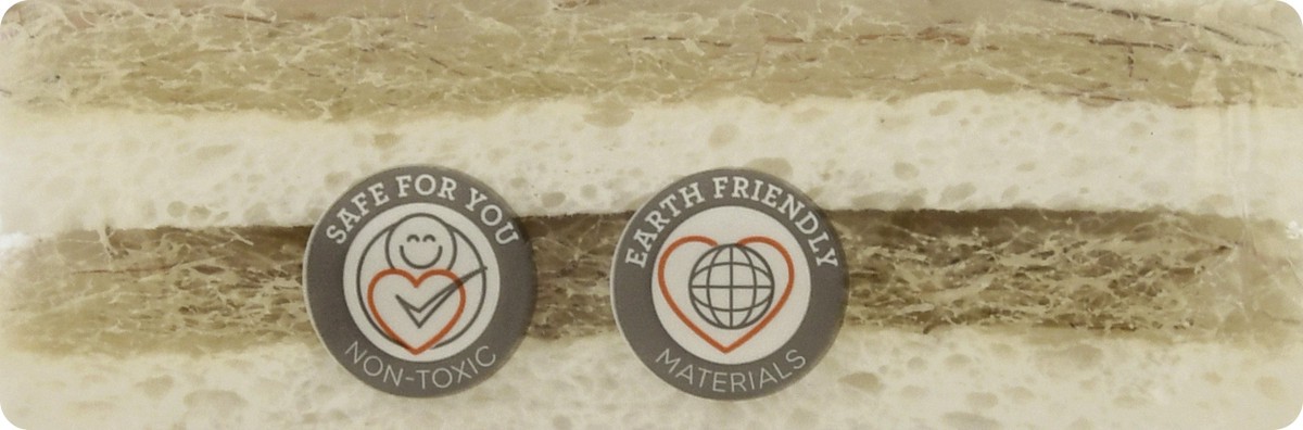 slide 2 of 10, Full Circle Cleana Colada Pack of 2 Heavy-Duty Coconut Scrubber Sponges 2 ea, 2 ct