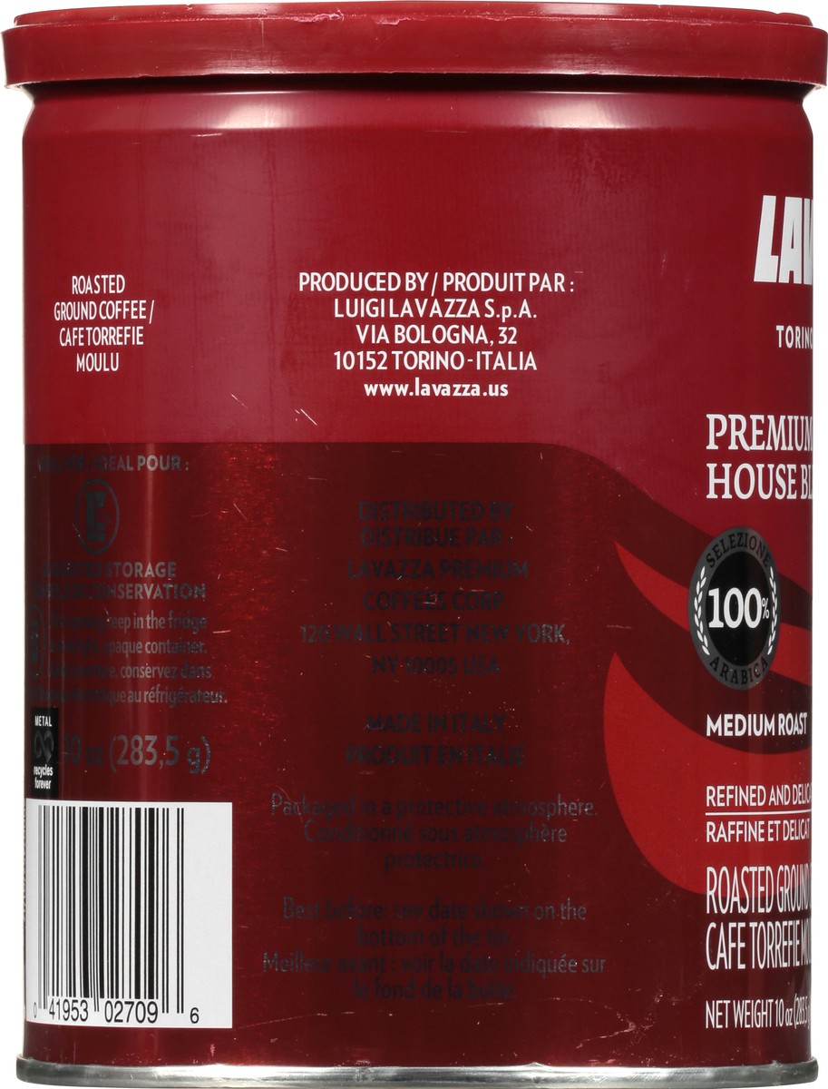 slide 4 of 11, Lavazza Medium Roast Ground Premium House Blend Coffee - 10 oz, 10 oz