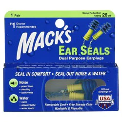 Mack's Macks Ear Seals Earplugs