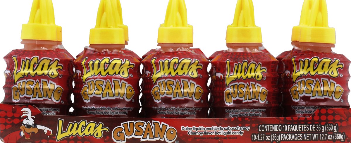 slide 2 of 4, Lucas Gusano Chamoy - 12.6oz, 12.6 oz