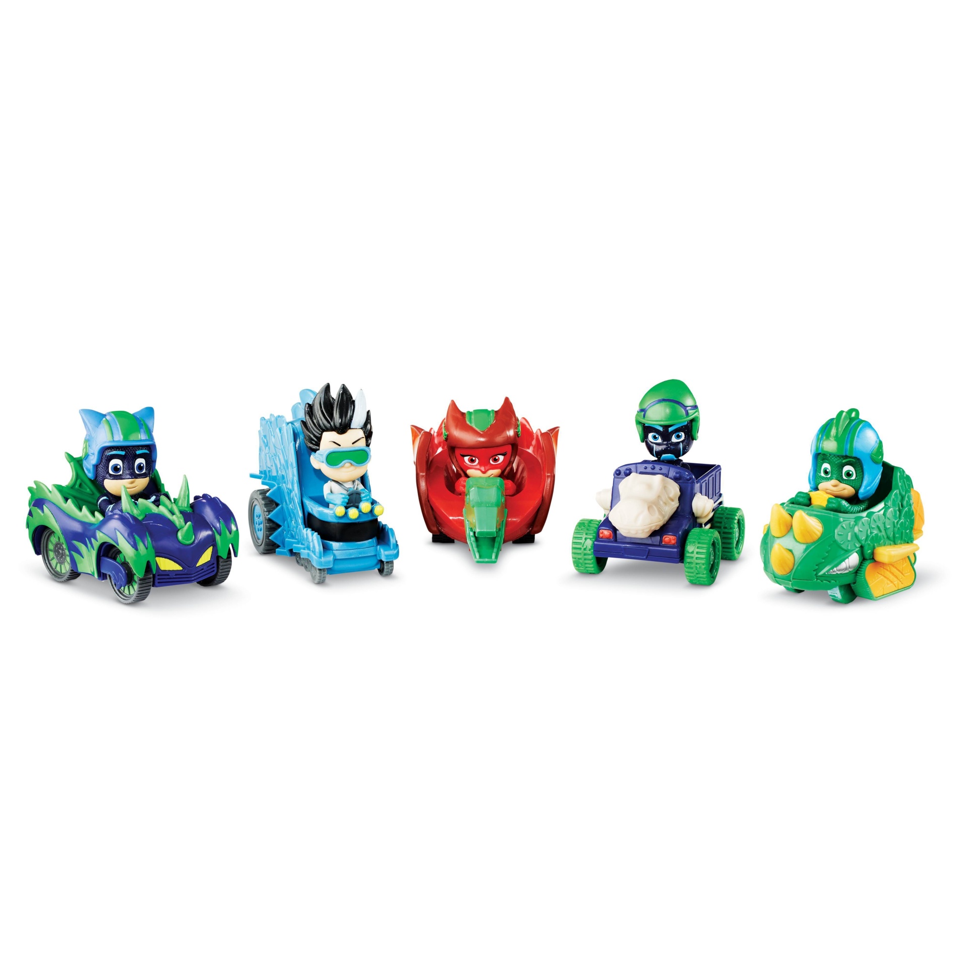 slide 1 of 6, PJ Masks Race Into the Night Mini Vehicles Set, 1 ct