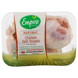 Empire Natural Chicken Split Breast with Rib Meat