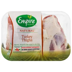Empire Kosher Natural Turkey Thighs - 2 ct