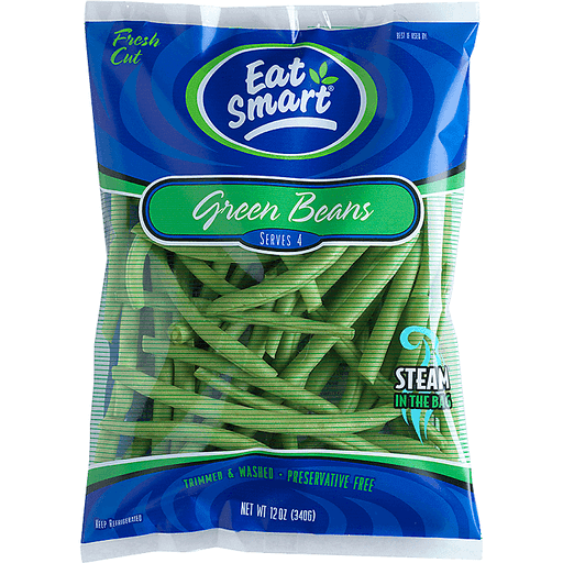 slide 1 of 1, Eat Smrt Green Beans, 12 oz
