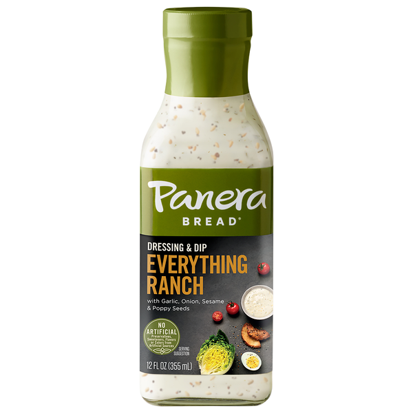 slide 1 of 1, Panera Bread Everything Ranch Salad Dressing & Dip, 12 oz