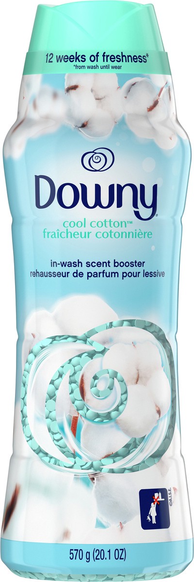 slide 4 of 4, Downy Cool Cotton In Wash Scent Booster Beads - 20.1 Oz, 20.1 oz