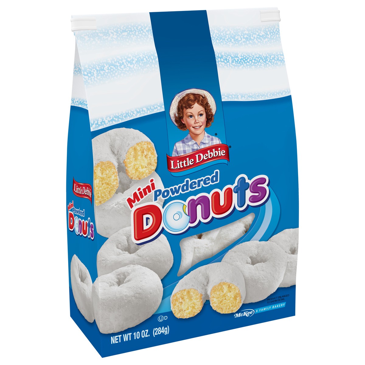 slide 5 of 13, Little Debbie Mini Powdered Donuts - 10oz, 10 oz