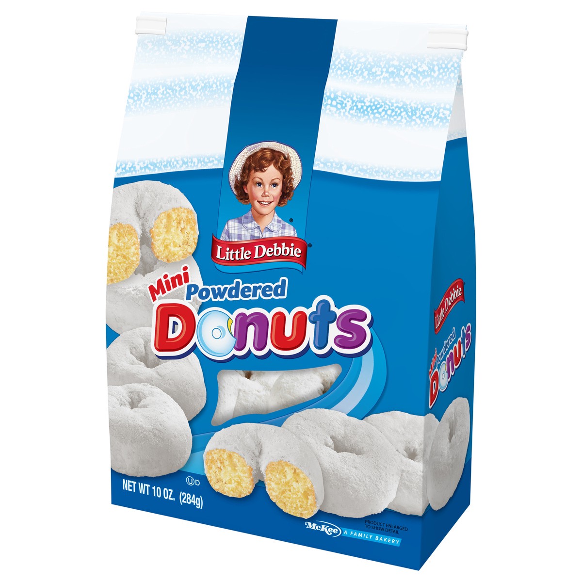 slide 11 of 13, Little Debbie Mini Powdered Donuts - 10oz, 10 oz