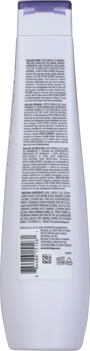 slide 5 of 9, Biolage Matrix Biolage Ultra Hydrasource Shampoo, 13.5 fl oz