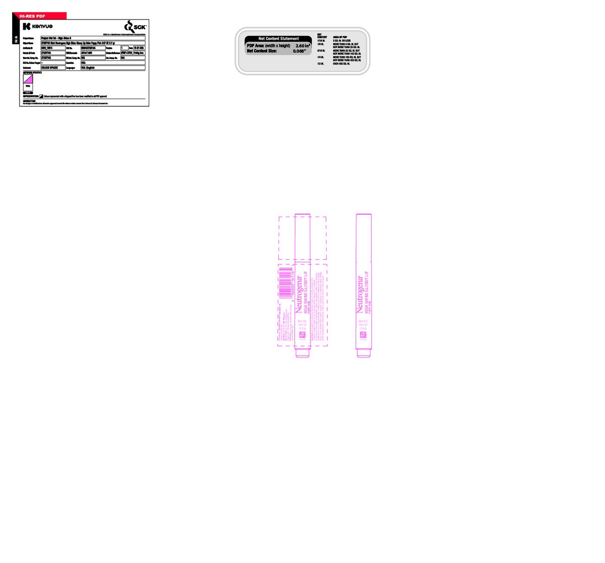 slide 11 of 12, Neutrogena High Shine Glossy Lip Balm, Poppy Pink, 1 ct