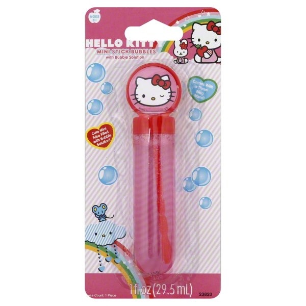slide 1 of 1, Imperial Hello Kitty Mini Stick Bubbles, 1 ct
