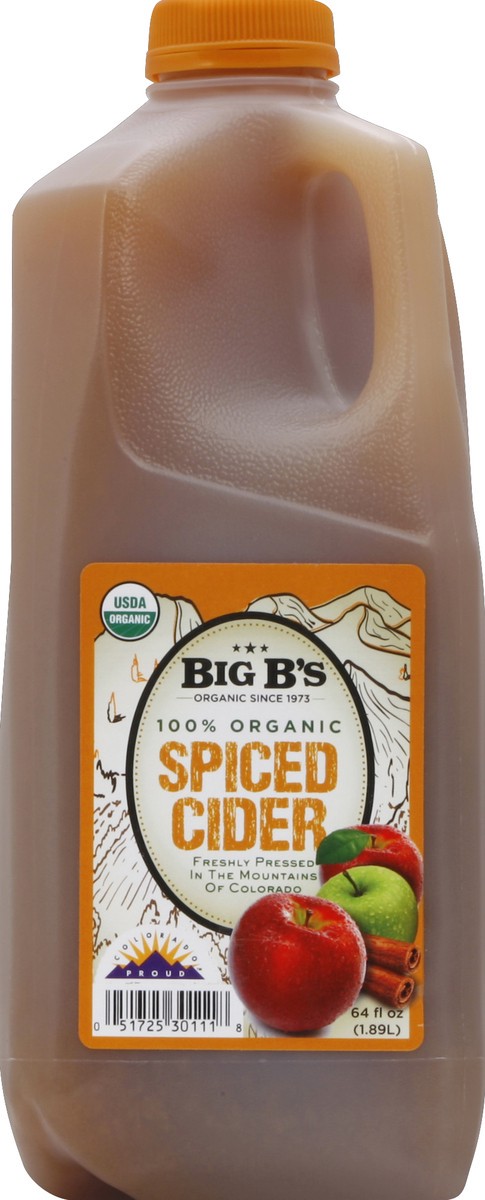 slide 2 of 4, Big B's Spiced Cider - 64 oz, 64 oz