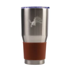 Lions Leather Wrapped Stainless 30oz Tumbler