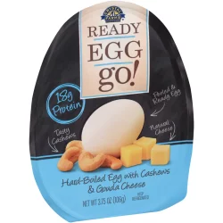 Crystal Farms Hard Boiled Egg With Cashews & Gouda Cheese