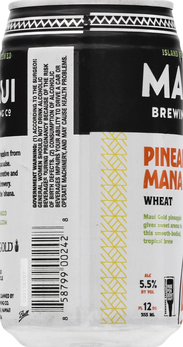 slide 6 of 9, Maui Brewing Co Maui Wheat Ale Pineapple Mana 6Pk, 1 ct