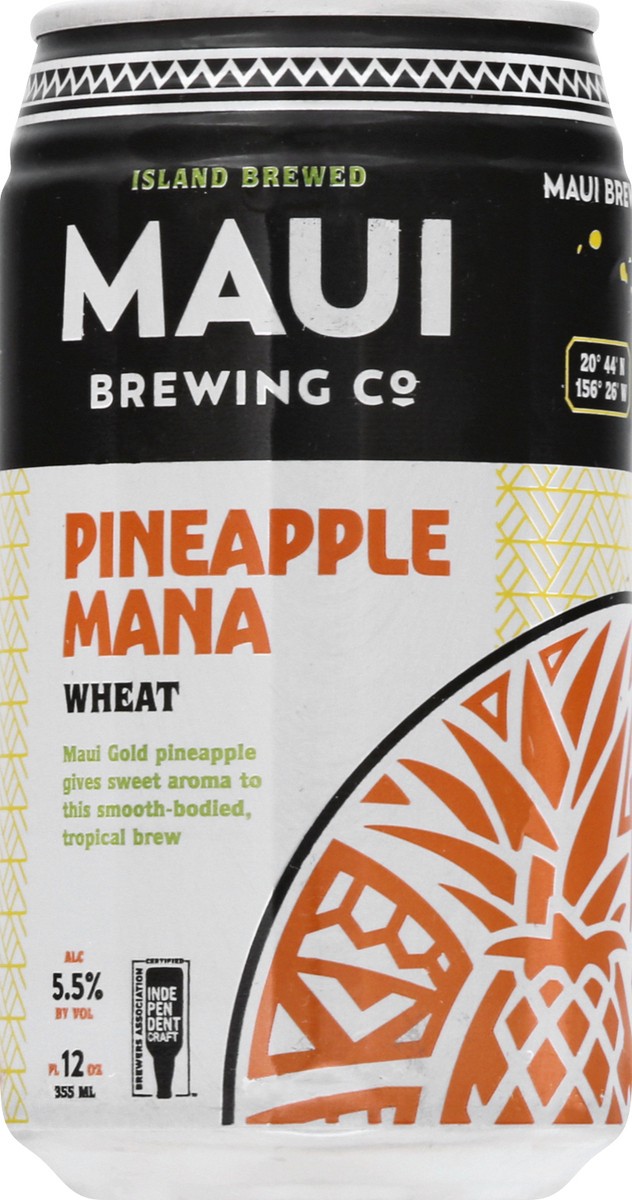 slide 1 of 9, Maui Brewing Co Maui Wheat Ale Pineapple Mana 6Pk, 1 ct