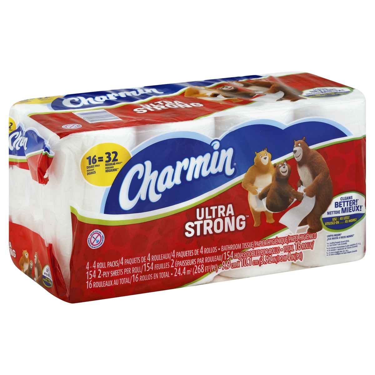 slide 2 of 5, Charmin Bathroom Tissue 4 ea, 4 ct