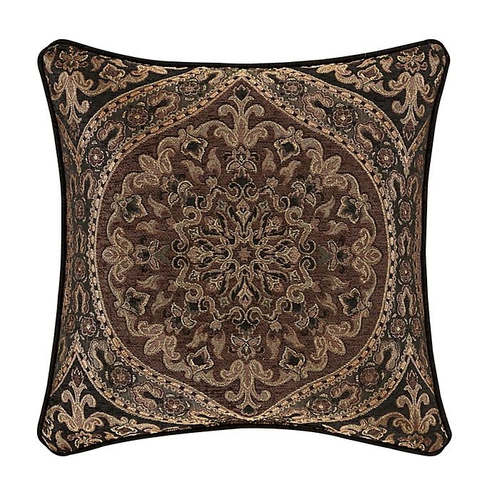 slide 1 of 2, J. Queen New York Jordan Square Throw Pillow - Chocolate, 1 ct