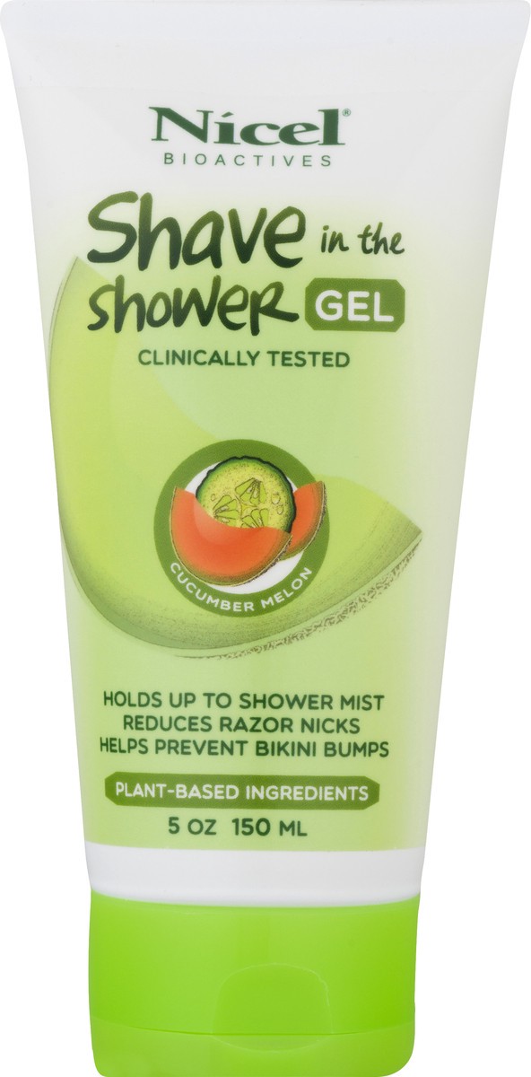 slide 12 of 12, Nicel Cucumber Melon Shave in the Shower Gel 5 oz, 5 oz